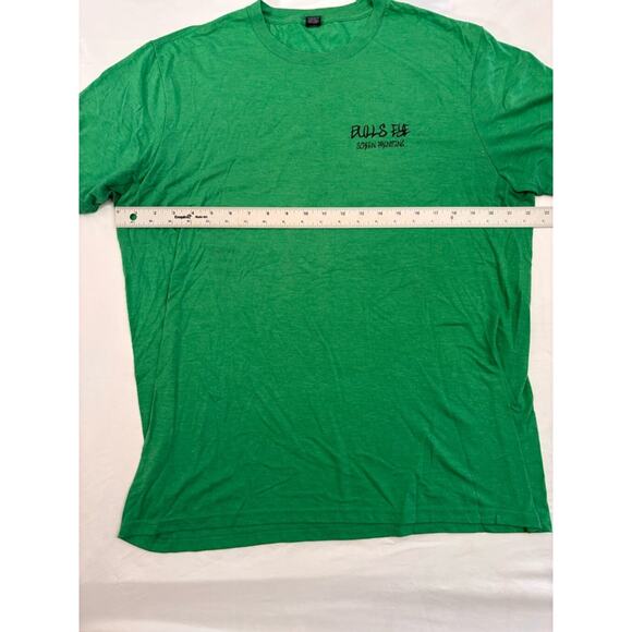Men's Perfect Tri District Made Bull’s Eye Screen Printing T-shirt XL Green - Picture 3 of 13